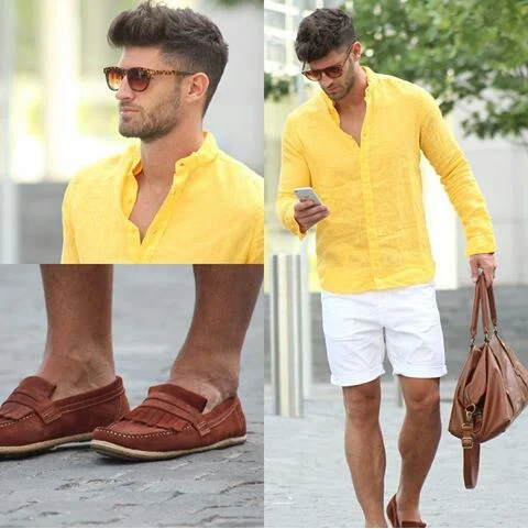 look-azul-e-amarelo