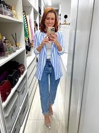 look-azul-e-branco