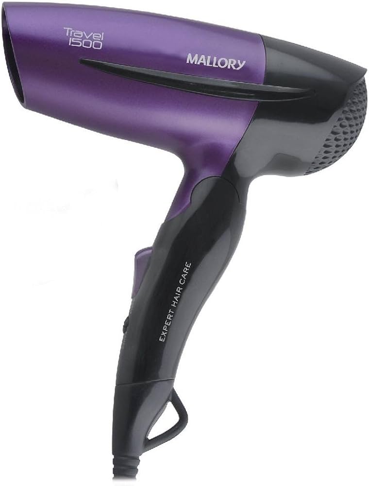 Secador de cabelo Mallory Travel 1500 Bivolt Roxo | Amazon.com.br