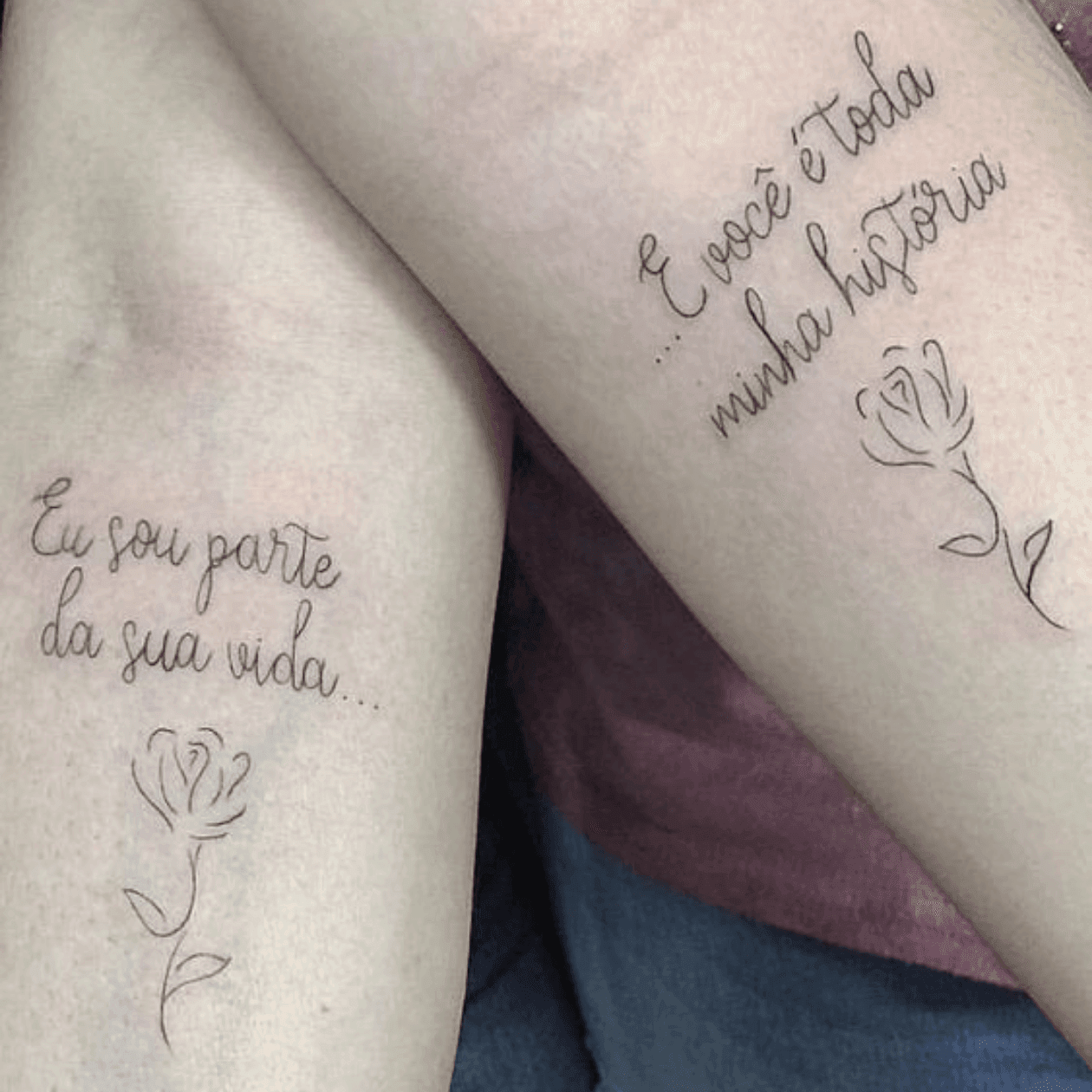 Tatuagem Feminina Mae E Filha