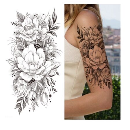 tatuagem-feminina-floral