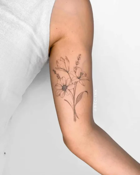 tatuagem-feminina-floral