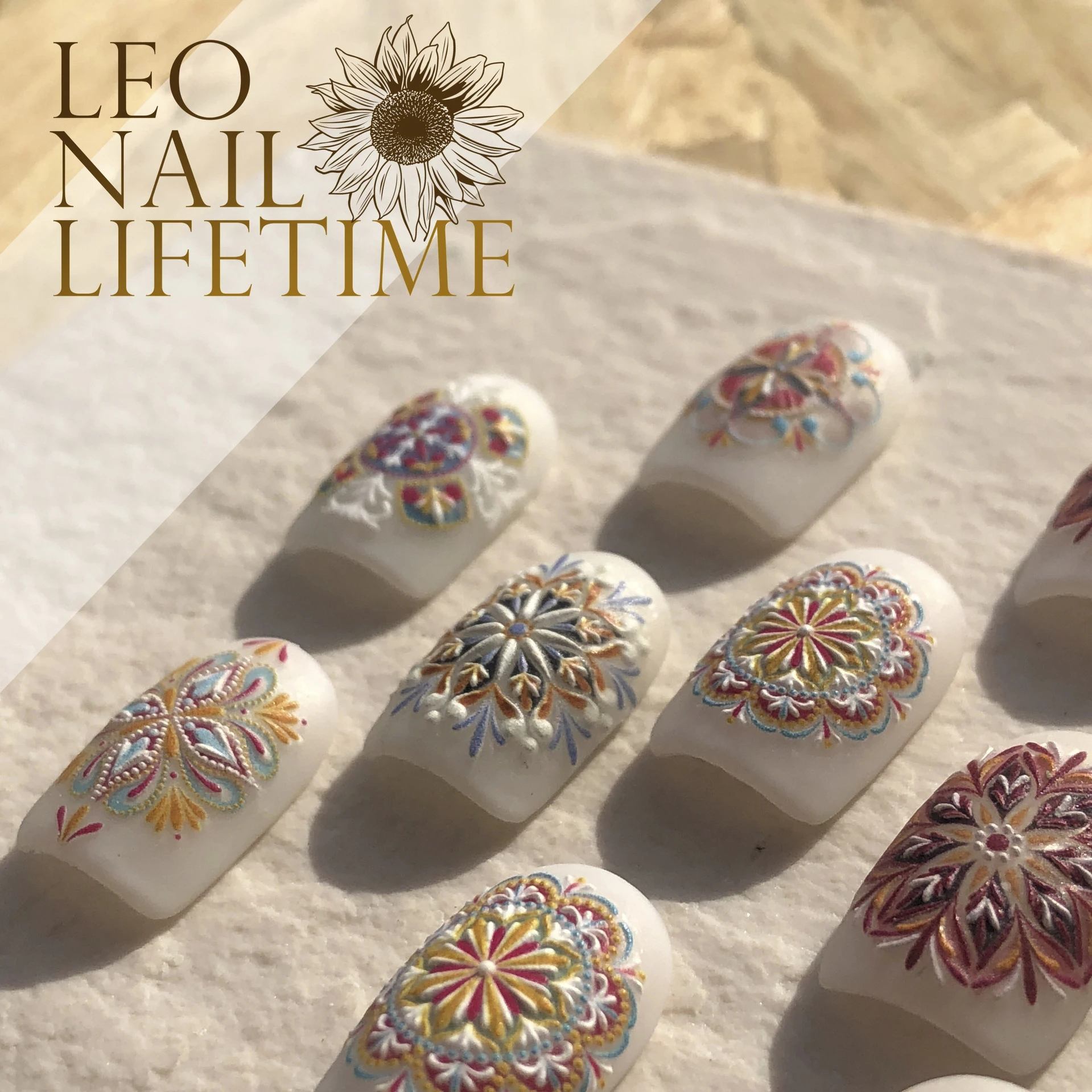 Ethnic Decorated Nail