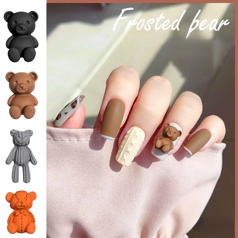 Teddy Bear Decorated Nail