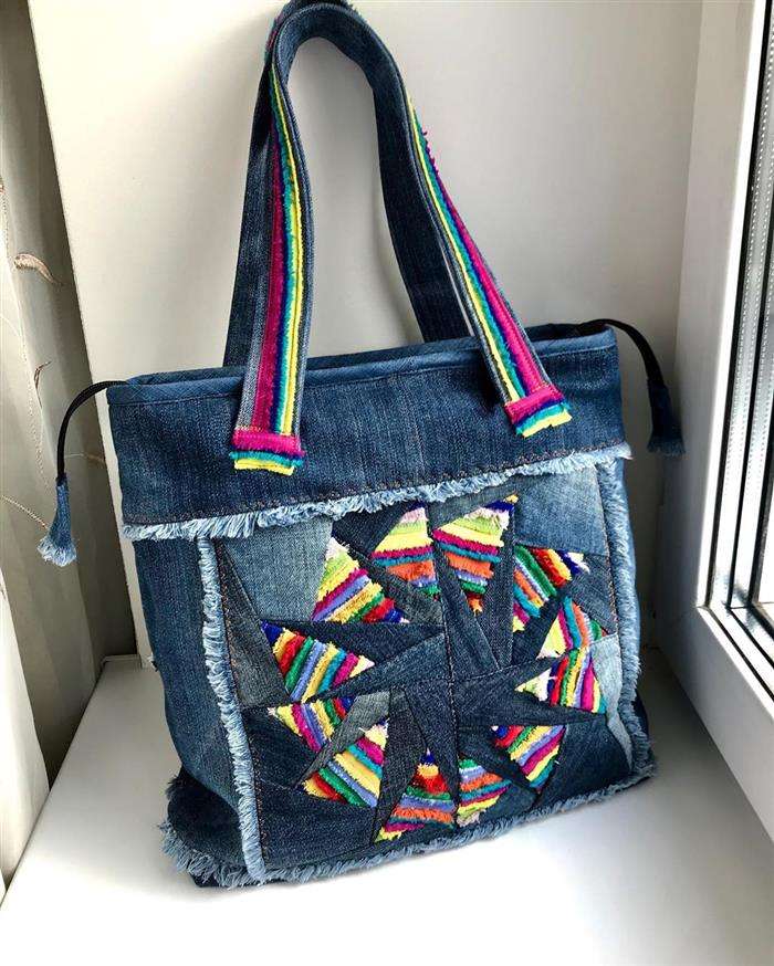 Artesanatos Faceis Bolsa Jeans