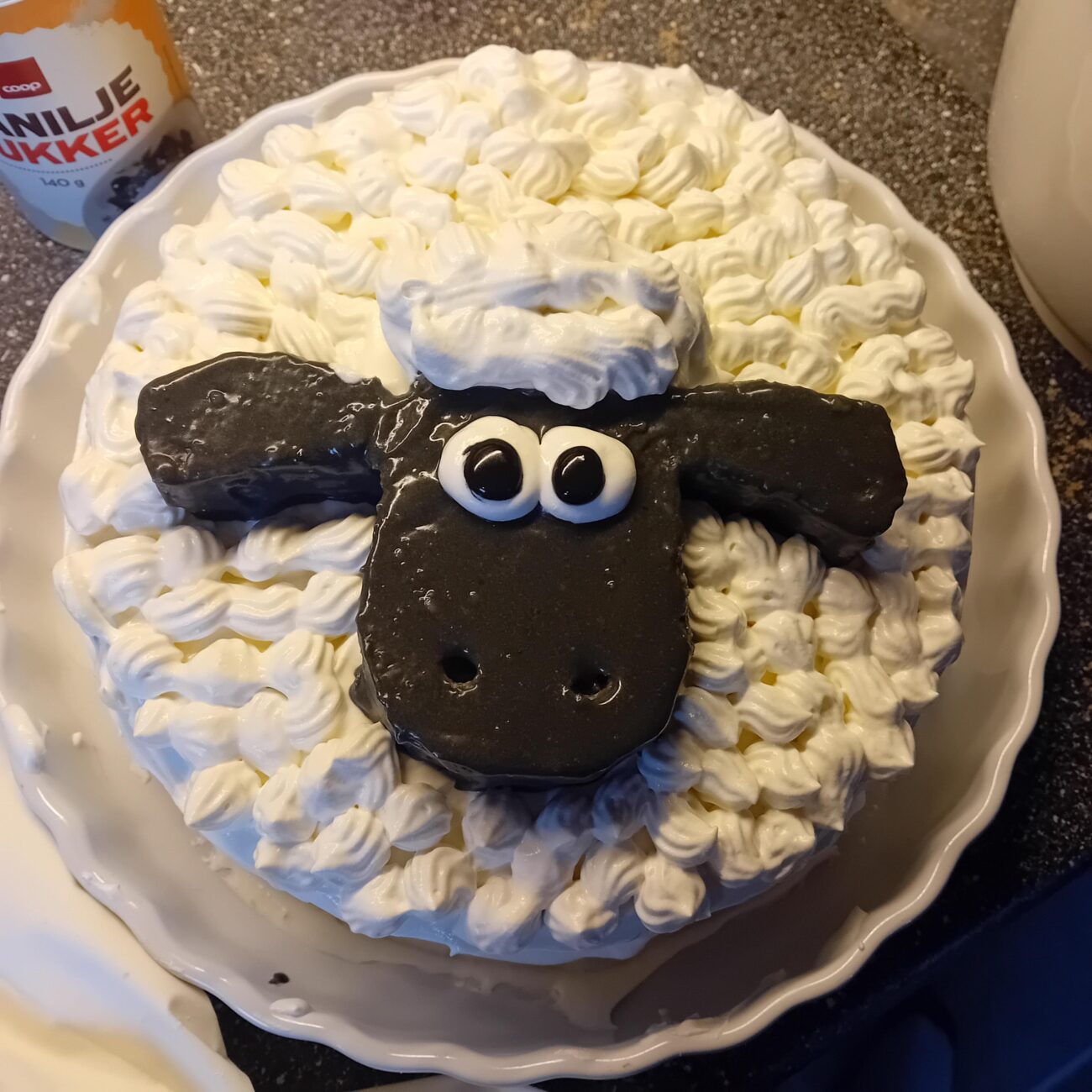 Sheep Decorated Cake