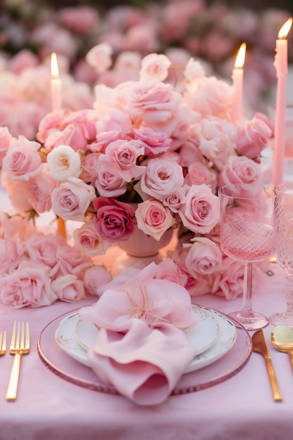 decoracao-de-casamento-rosa