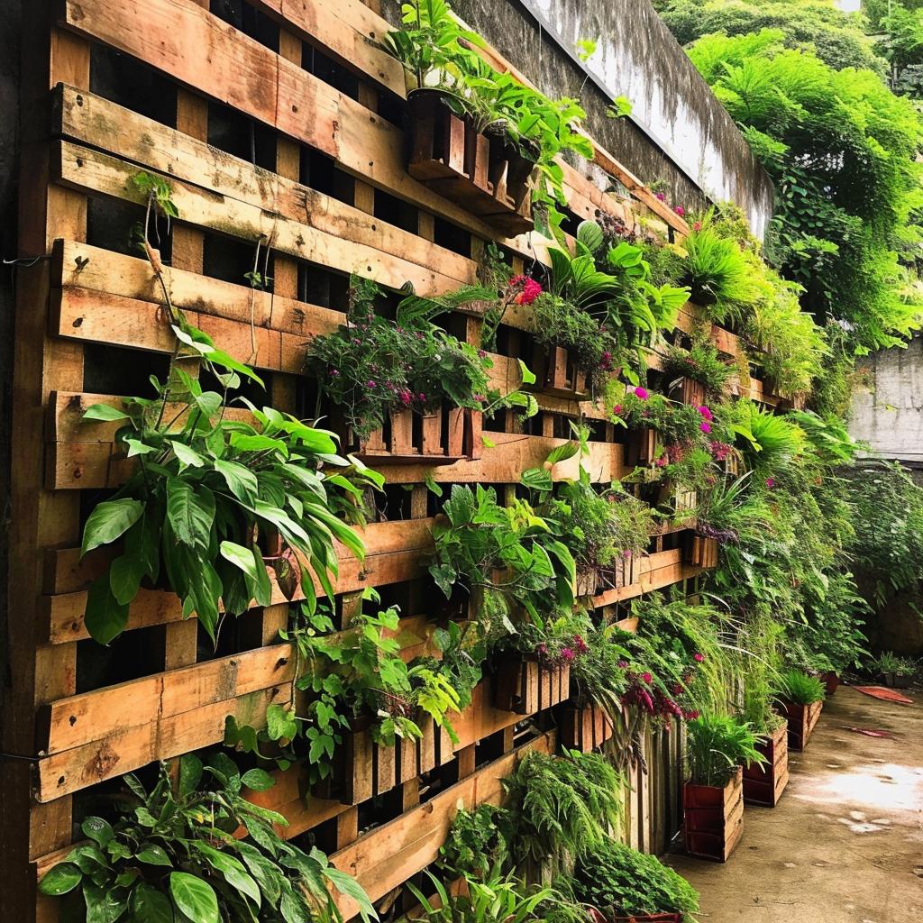 decoracao-de-jardim-com-pallet