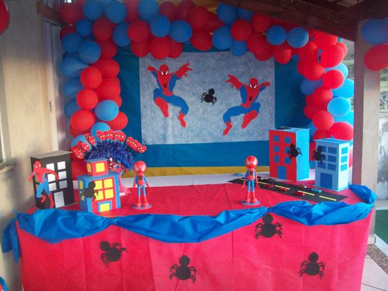 Decoracao Do Homem Aranha Simples