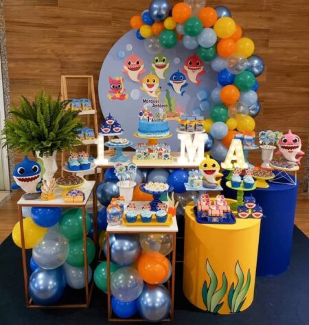 decoracao-festa-baby-shark