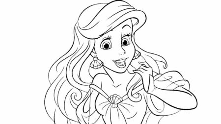 desenho-para-colorir-ariel