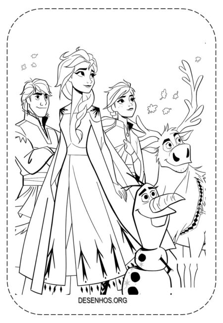 desenho-para-colorir-frozen