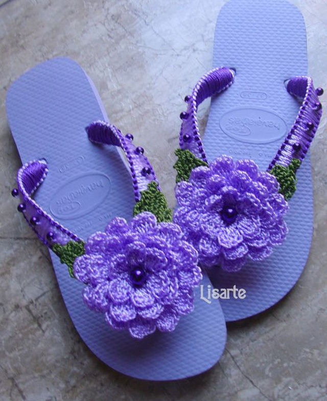 Ideias De Chinelo De Croche