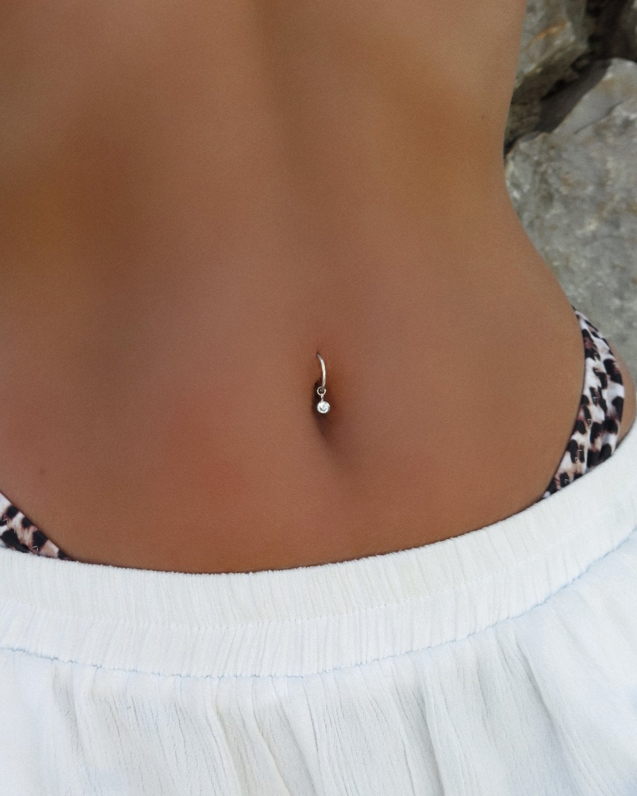 Belly button piercing