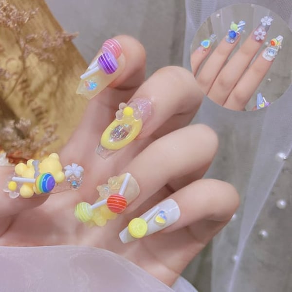 Candy Decorated Nail