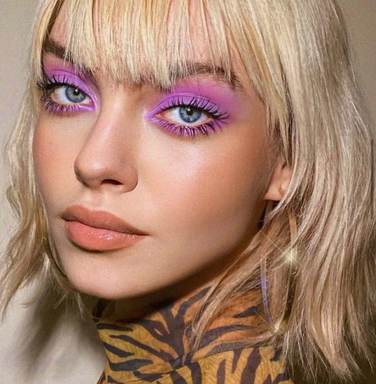 Lilac Makeup Idea