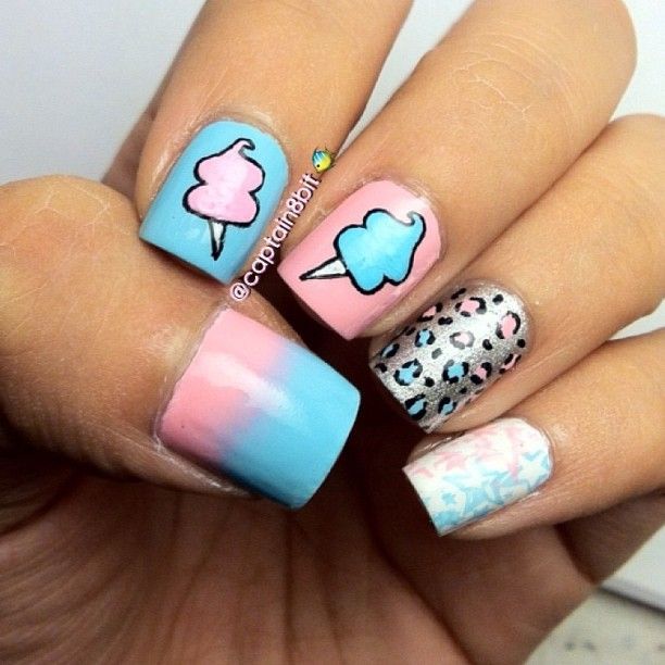 Candy Decorated Nail