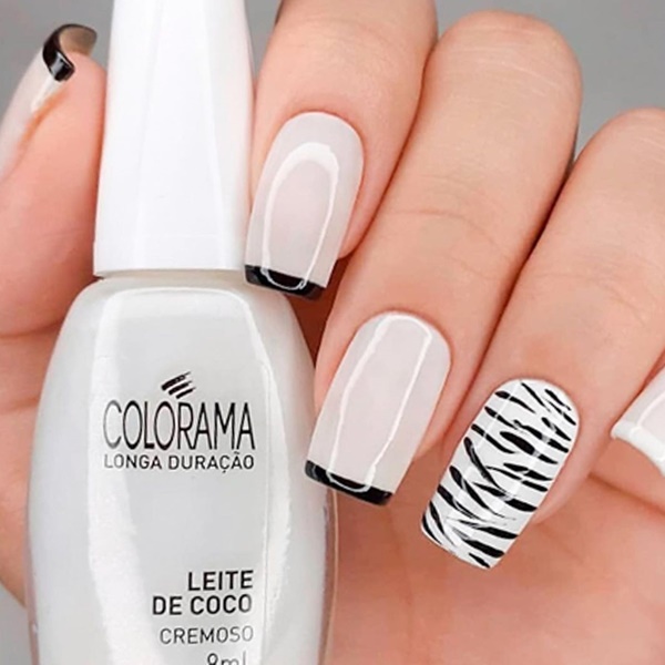 Unhas Decoradas Zebra E Onça