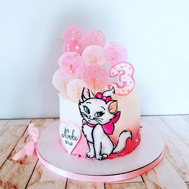 Marie Cat Decorated Cake