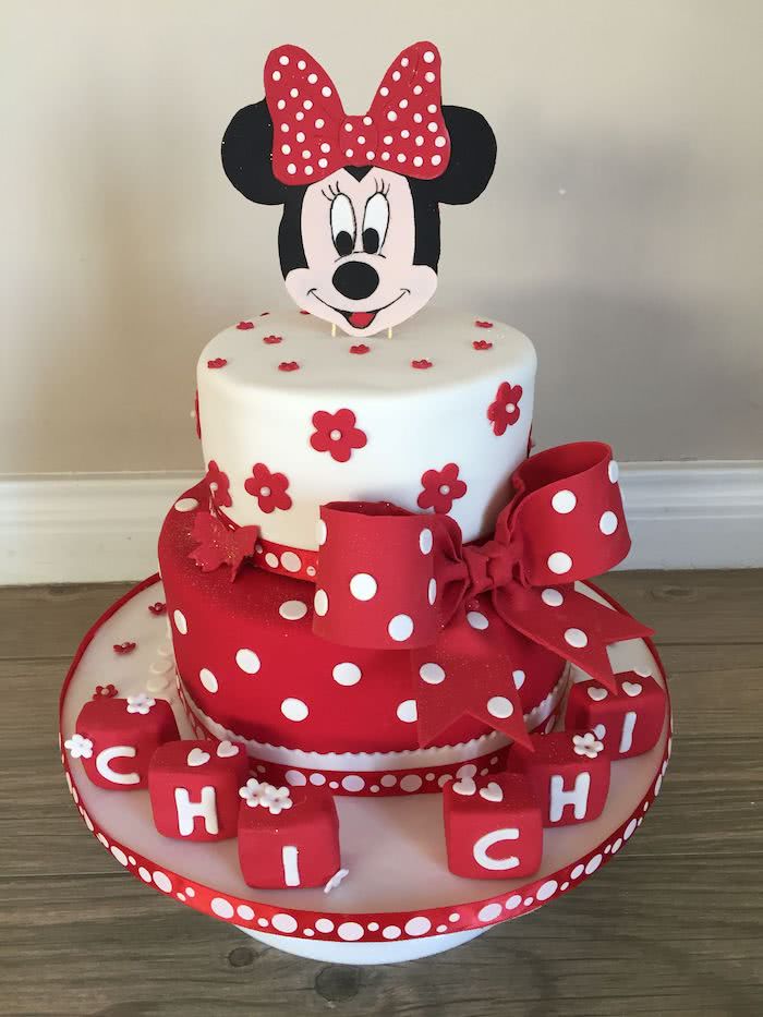 Bolo Decorado Minnie