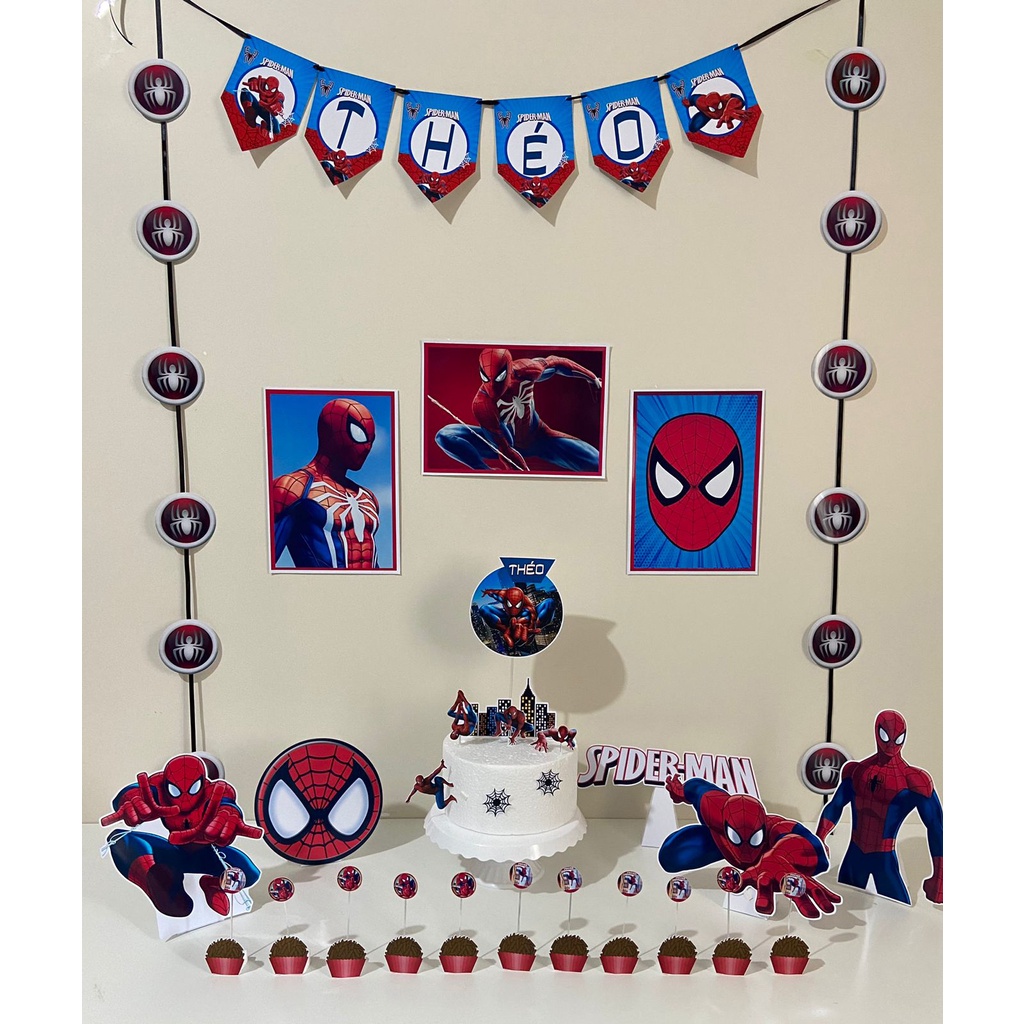 Decoracao Do Homem Aranha Simples