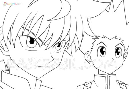 desenho-para-colorir-anime