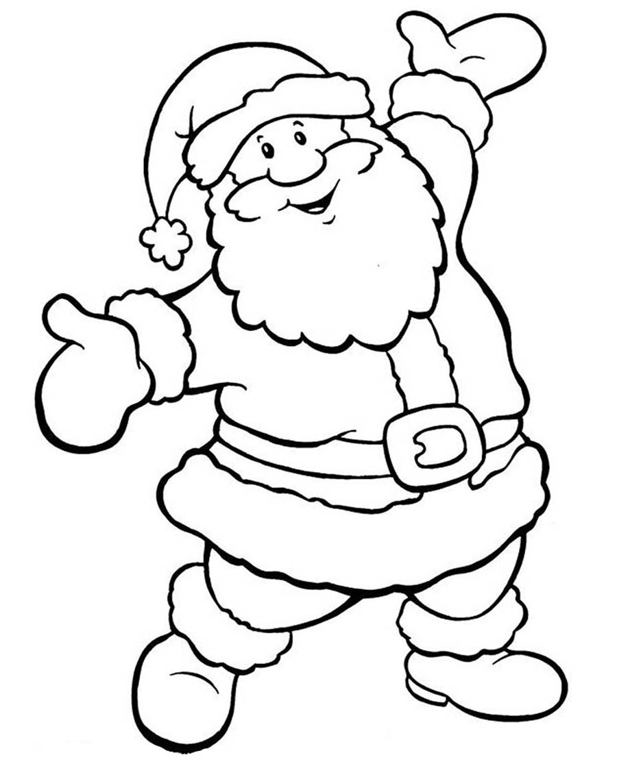 Papai Noel para Colorir