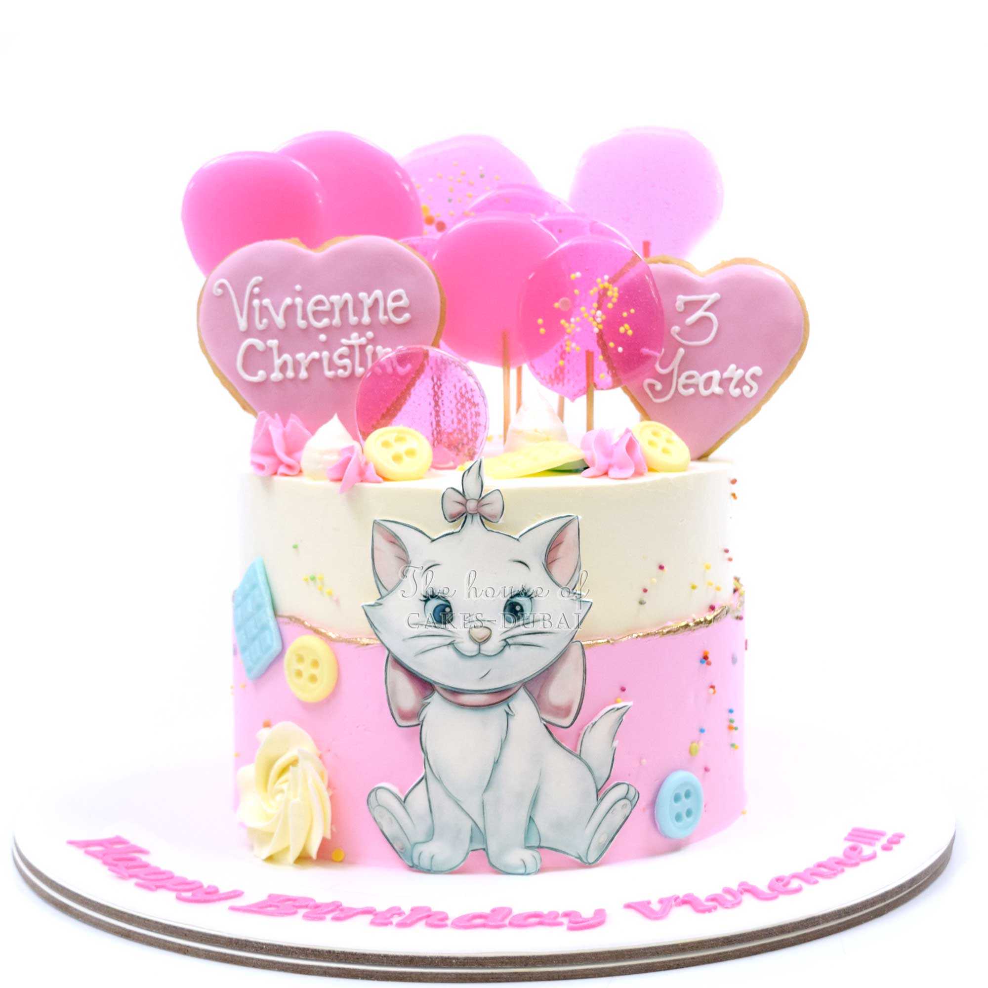 Marie Cat Decorated Cake