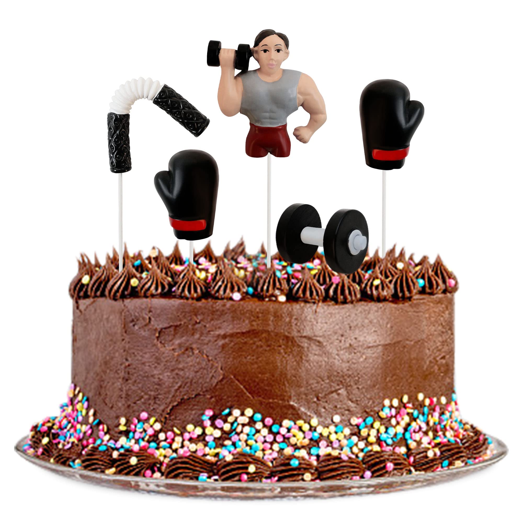 Bodybuilding Decorated Cake