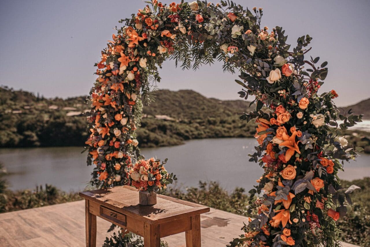 Altar de Casamento na Praia