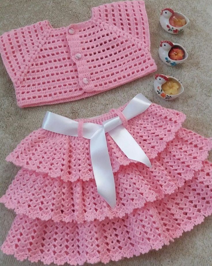 Conjunto Infantil De Croche