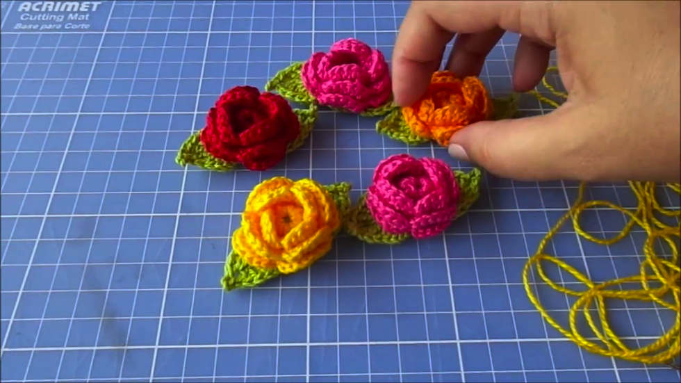 Flores De Croche Para Aplicacao