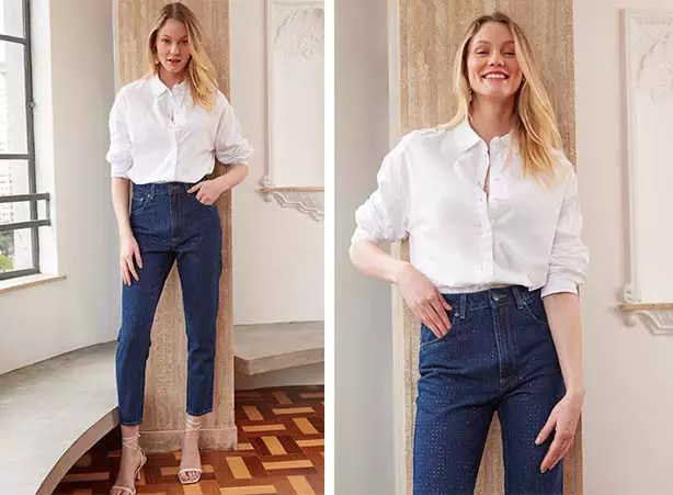 Look com Camisa Branca Feminina