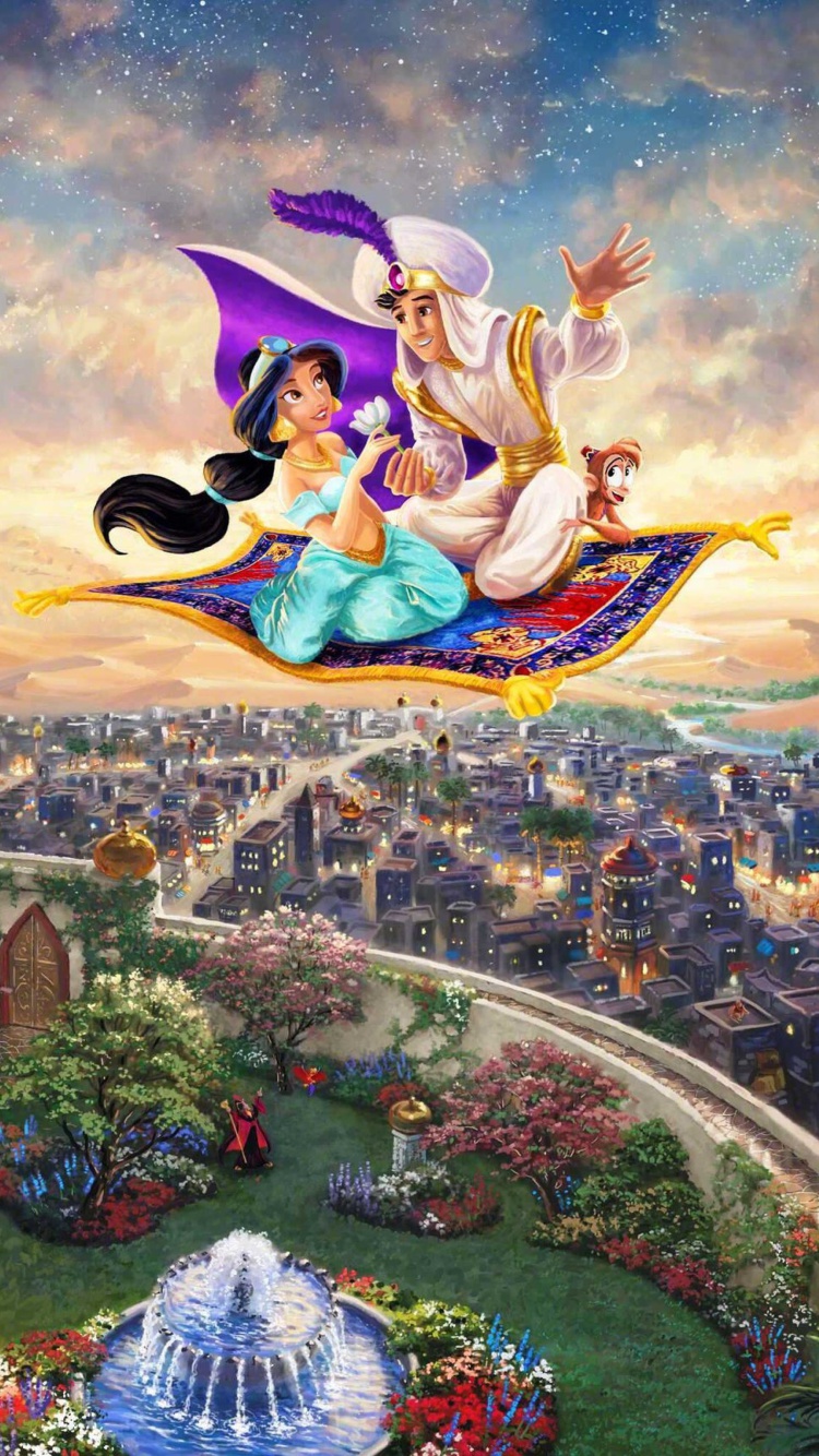 papel-de-parece-para-celular-aladdin-e-jasmine