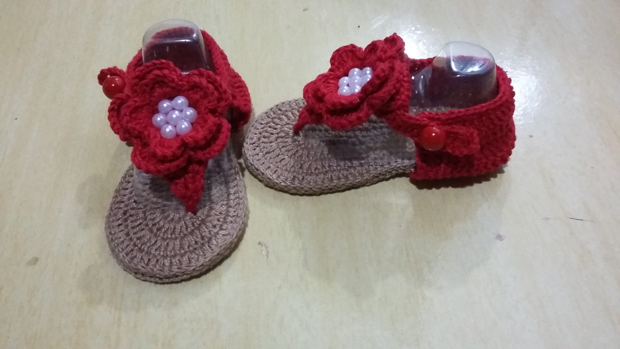 Sandalinha De Croche Para Bebe