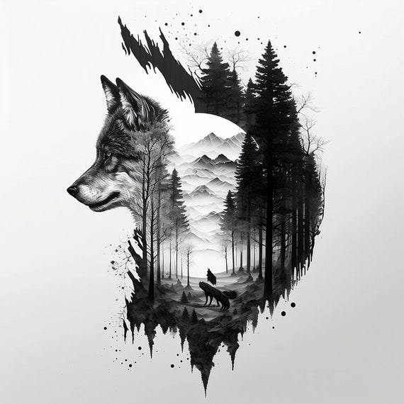 wolf tattoo