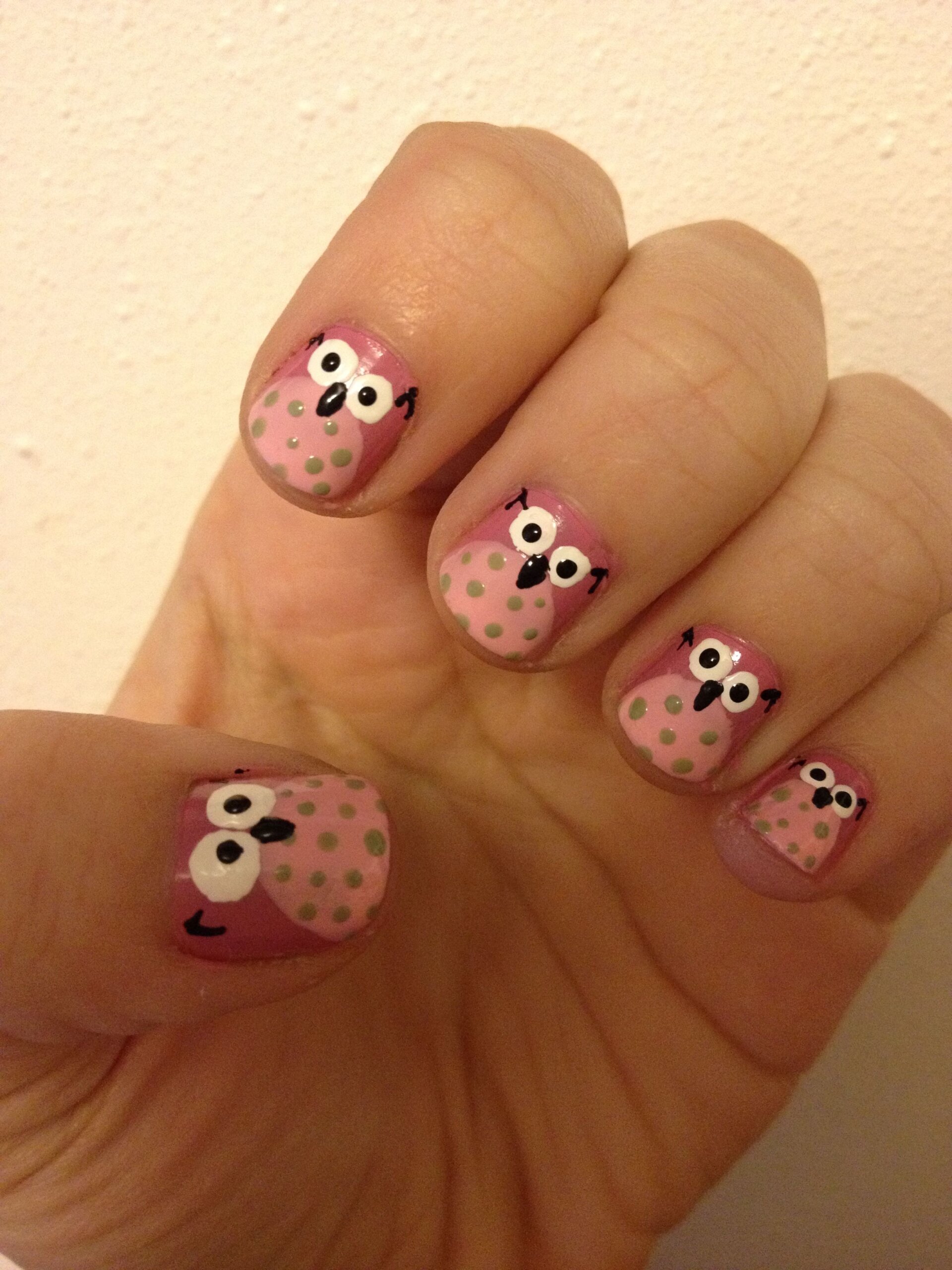 Owl Decorated Nail