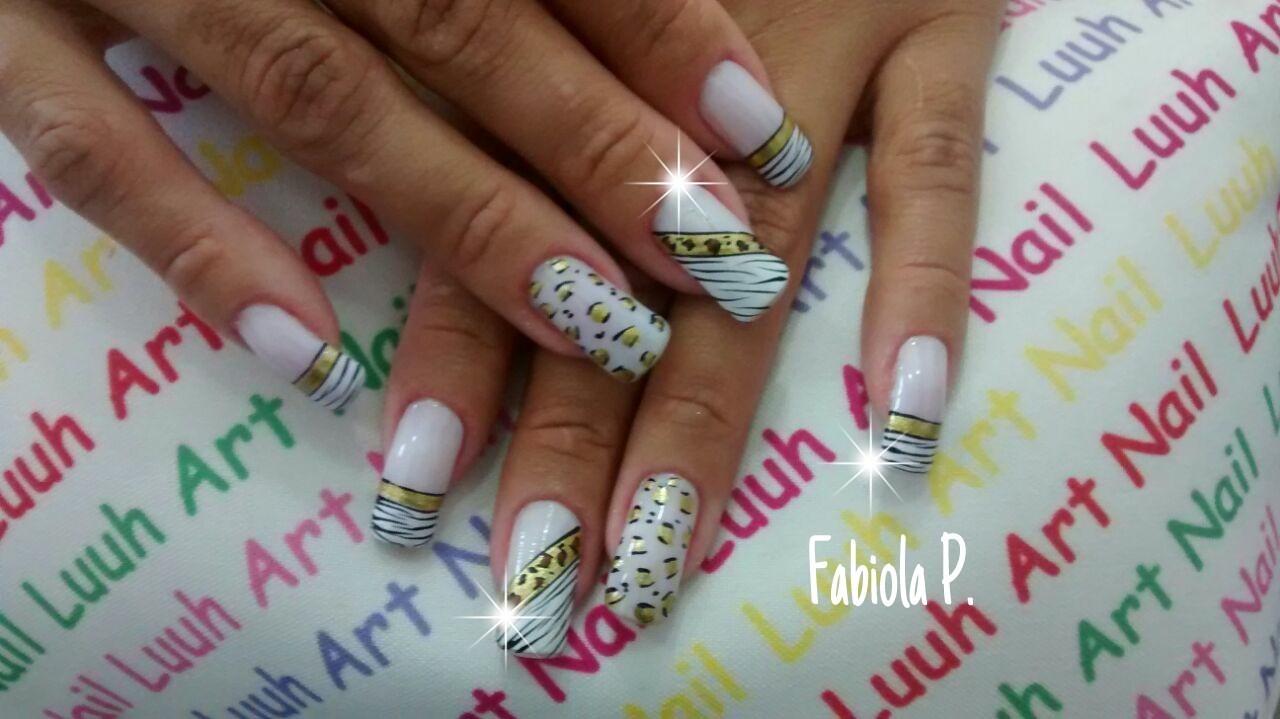 Unhas Decoradas Zebra E Onça