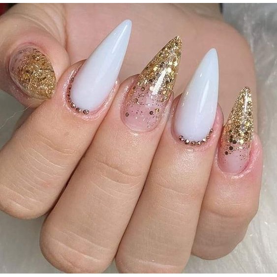 Unhas Stiletto Decoradas