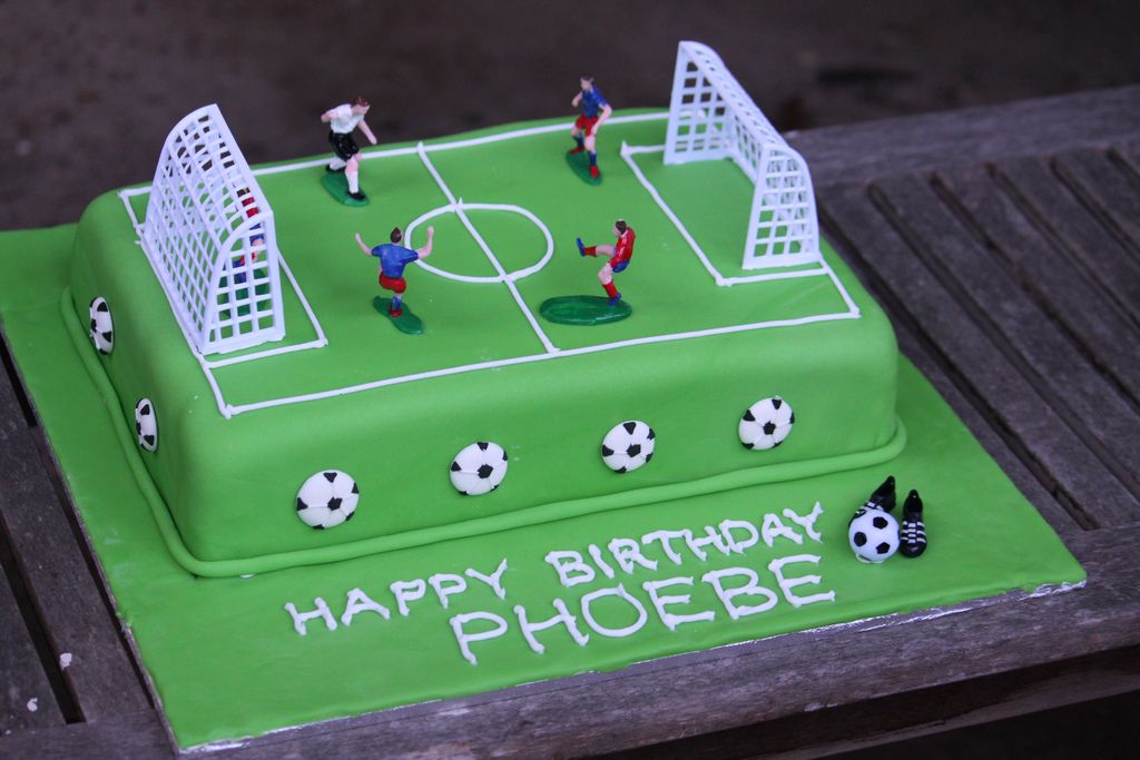 Football Field Decorated Cake