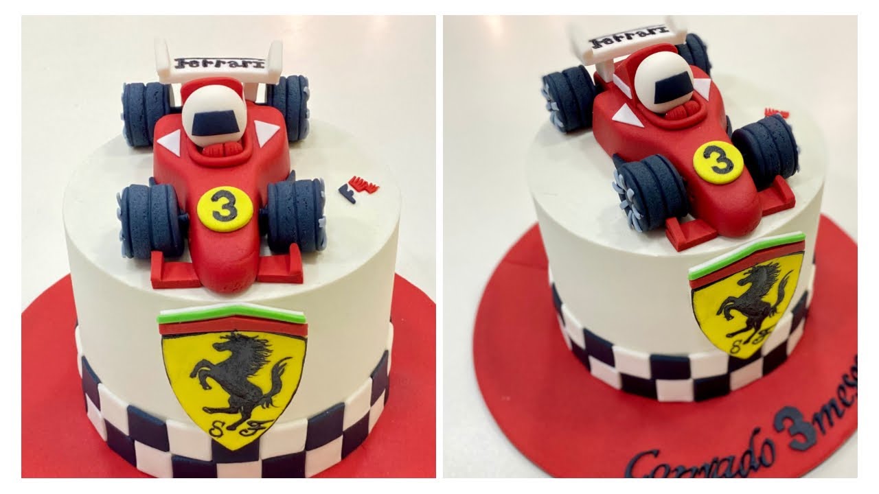 Bolo Decorado Ferrari