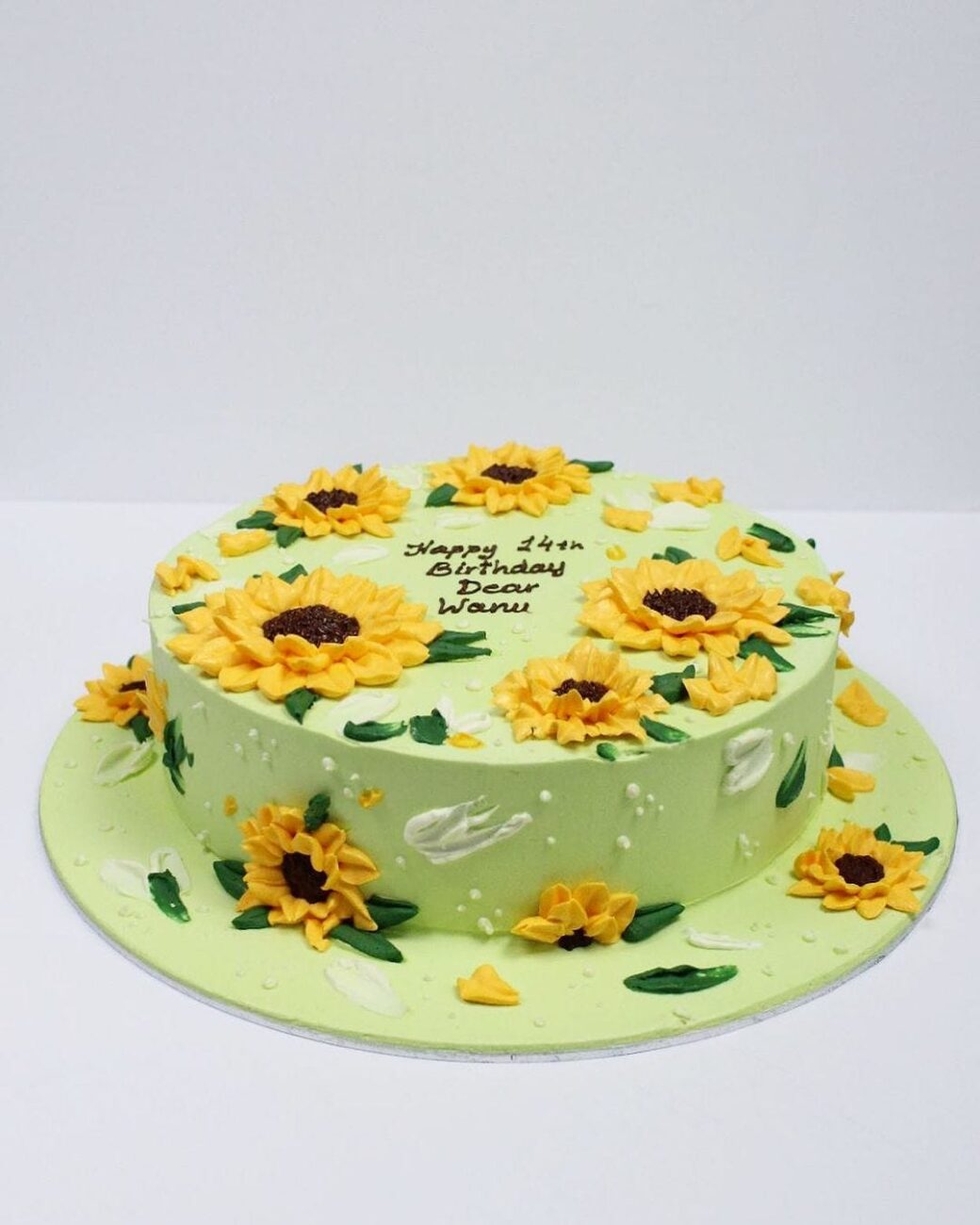 Sunflower Decorated Cake