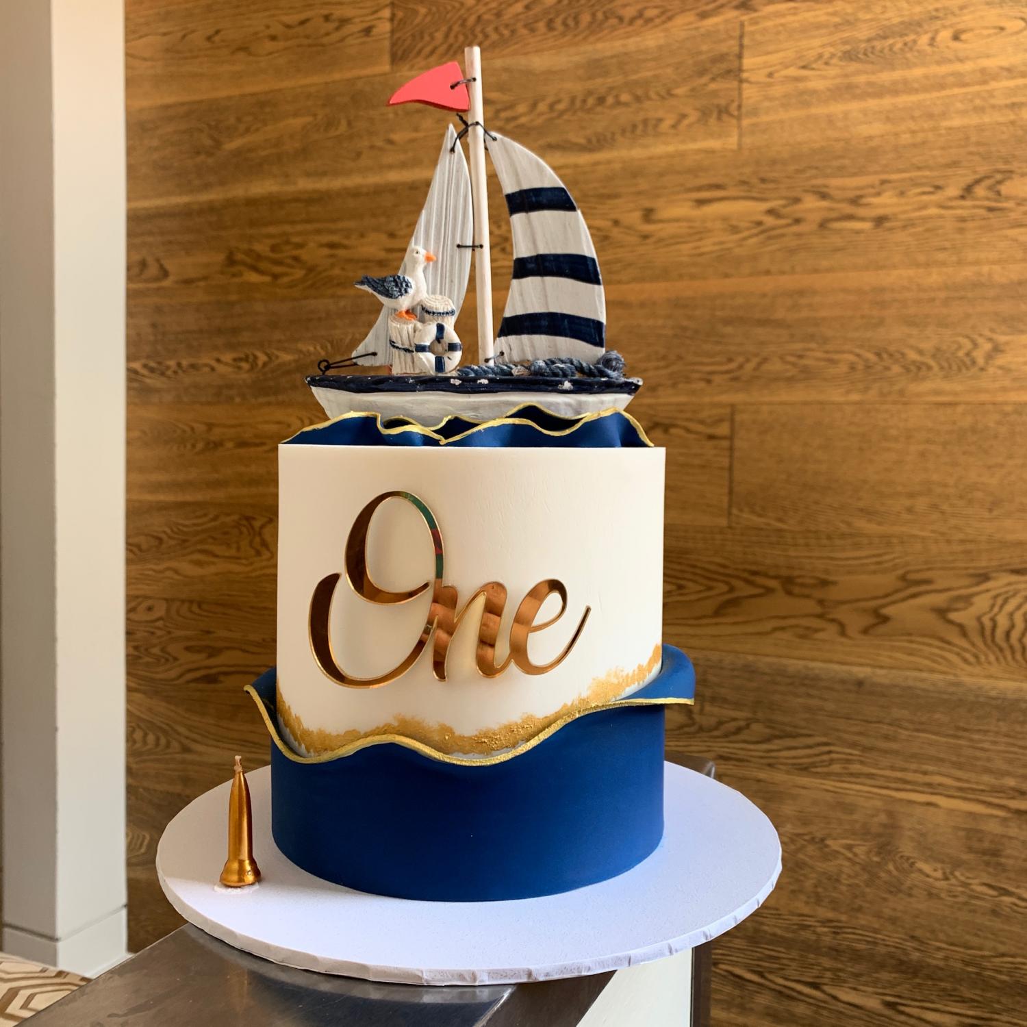 Sailor decorated cake