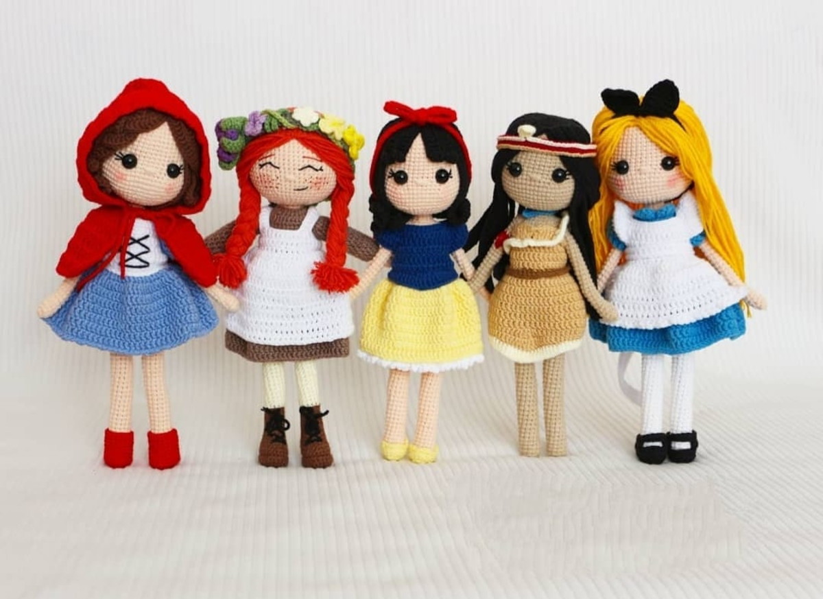 Modelos de Bonecas De Amigurumi Princesas