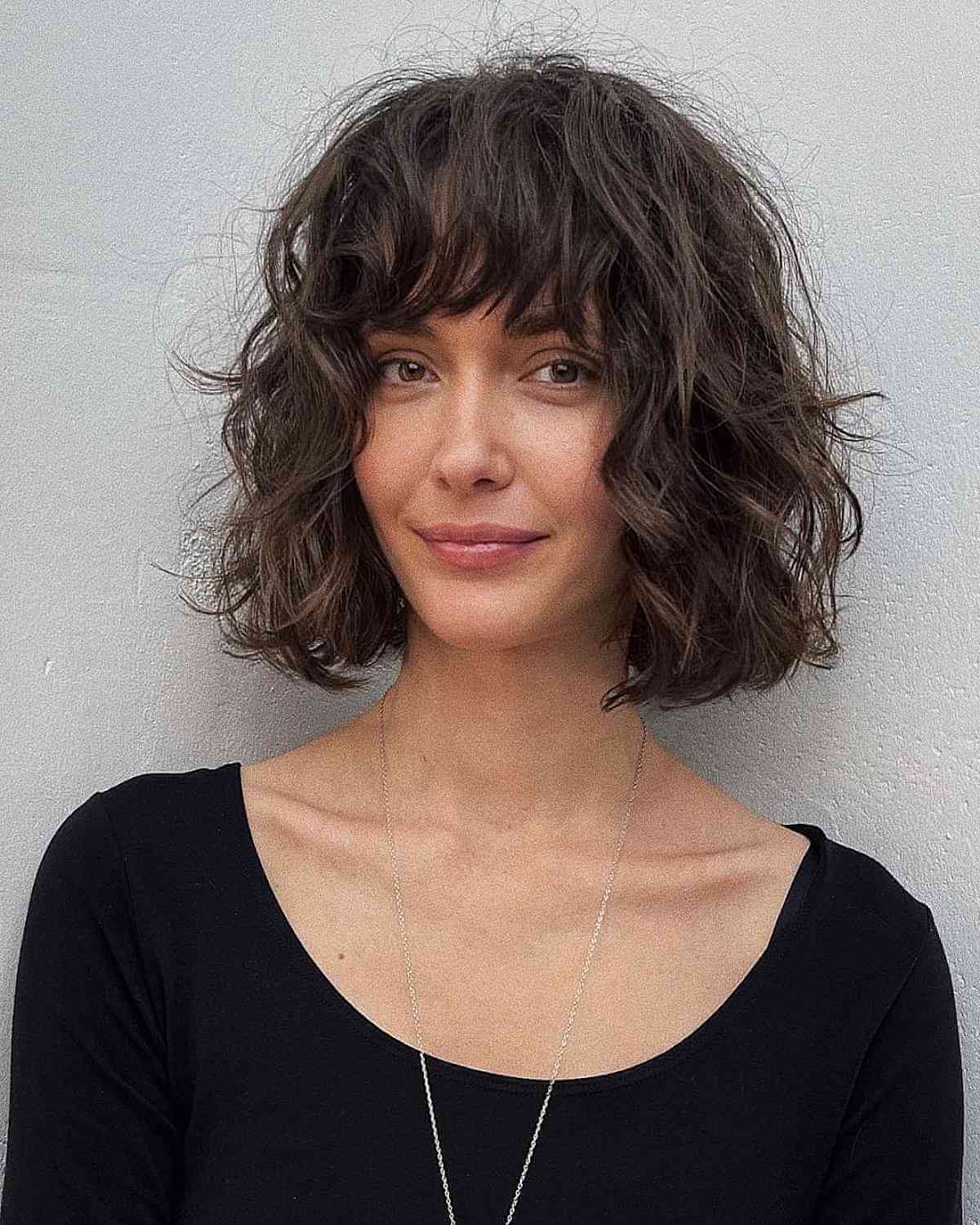 Short Wavy Hair