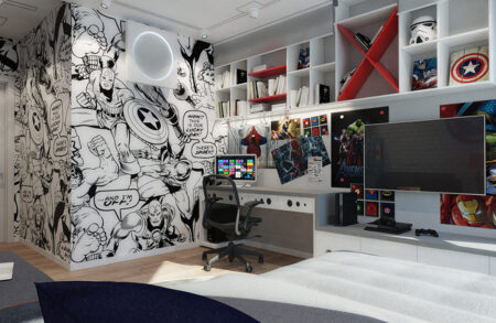 Decoração Geek Quarto Feminino