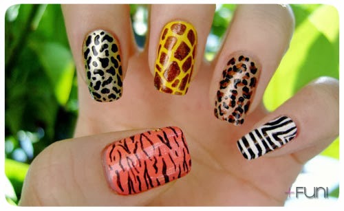 Unhas Decoradas Zebra E Onça