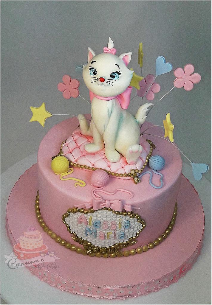 Marie Cat Decorated Cake