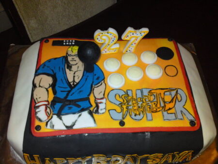 Street Fighter Decorated Cake