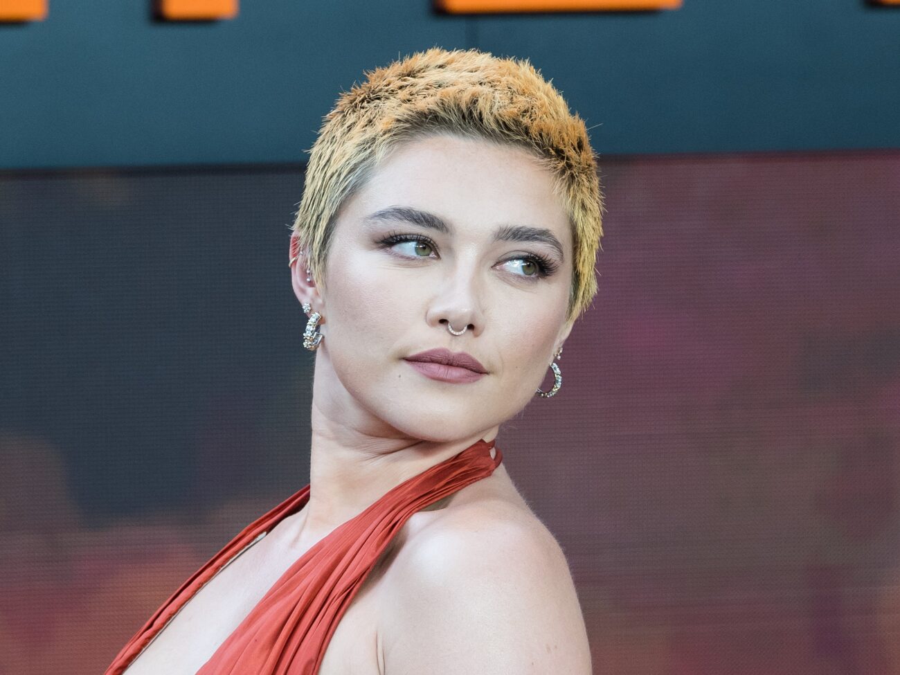 female celebrity with shaved haircut